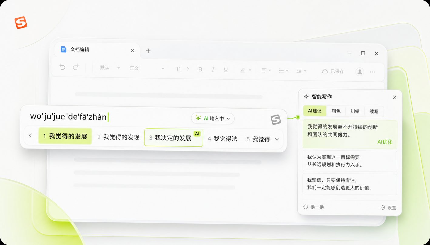 搜狗输入法电脑版界面预览